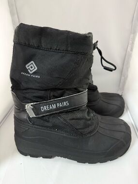Dream Pairs Black Winter Snow Boots Size 6